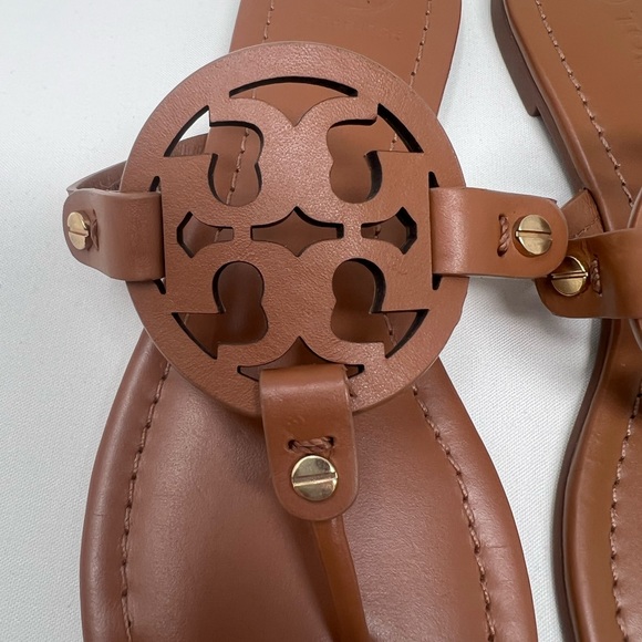 Tory burch miller sandals size 7 brown-2 different shades of brown!!!! - Picture 11 of 12